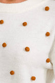 Maddie Pom Pom Pullover Sweater