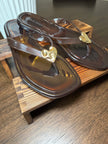 Golden Heart Jelly Sandals