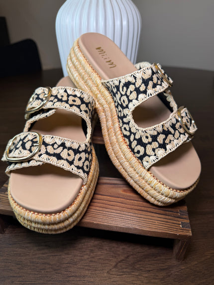 Leopard Sandals