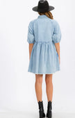 Leah Denim Mini Dress
