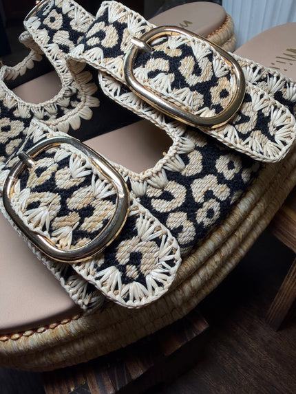 Leopard Sandals