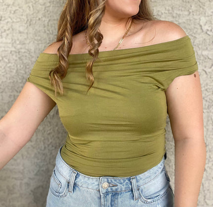 Minerva Off Shoulder Knit Top