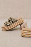 Leopard Sandals