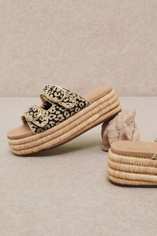 Leopard Sandals