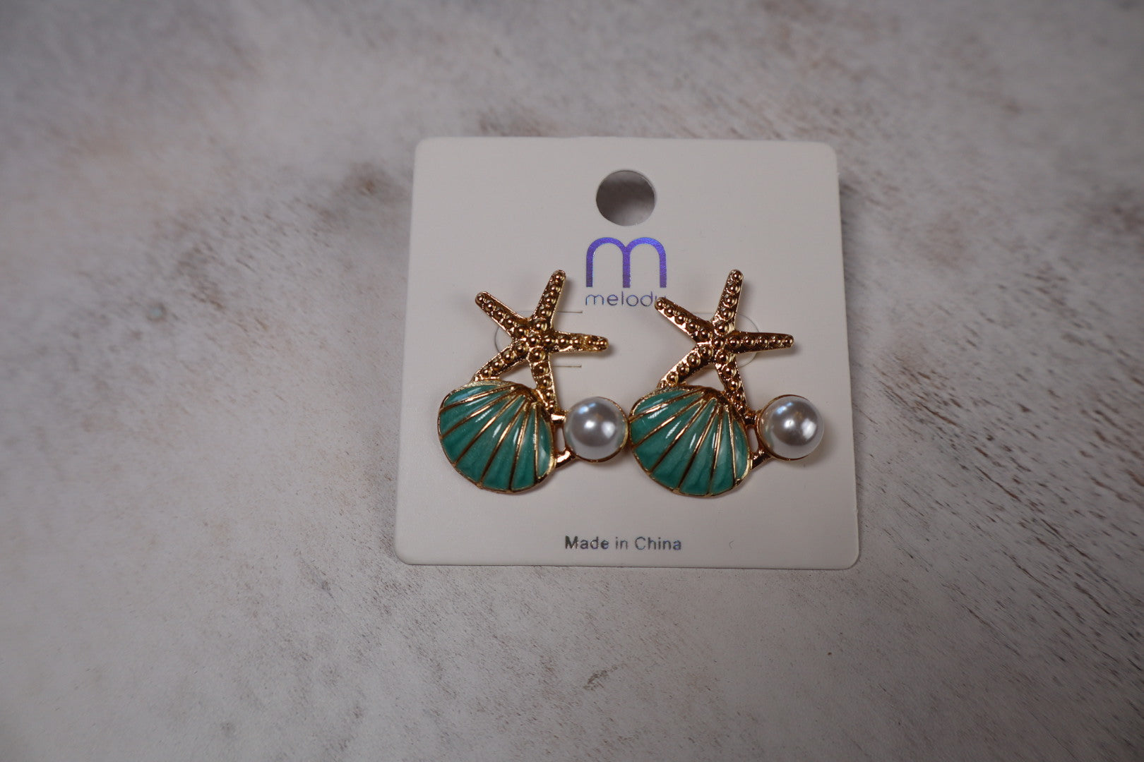 Coral earrings