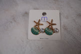 Coral earrings