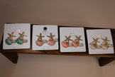 Coral earrings