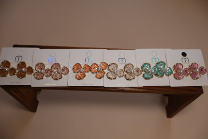 Magnolias earrings