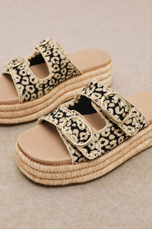 Leopard Sandals