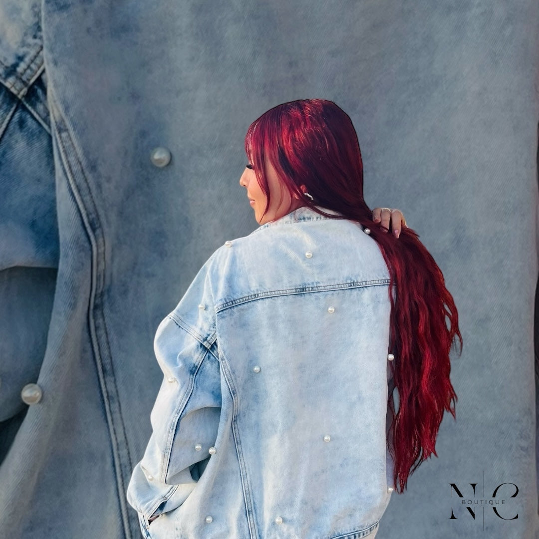 ROSALIE PEARL DENIM JACKET