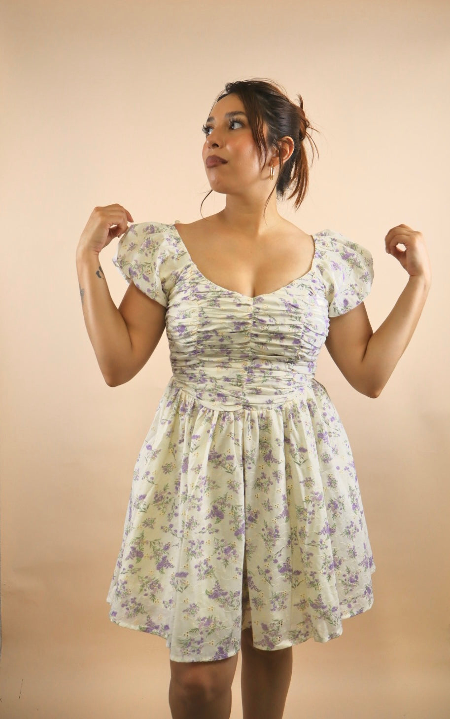 Violet dress