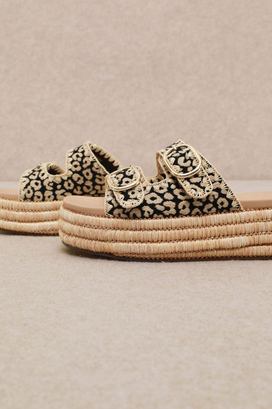Leopard Sandals