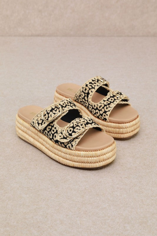Leopard Sandals