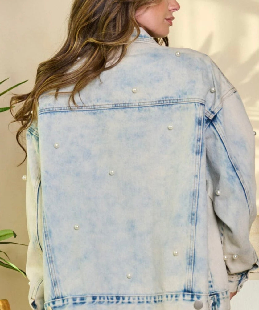 ROSALIE PEARL DENIM JACKET