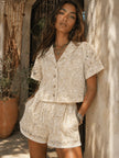 Boho Floral Lace Shirt